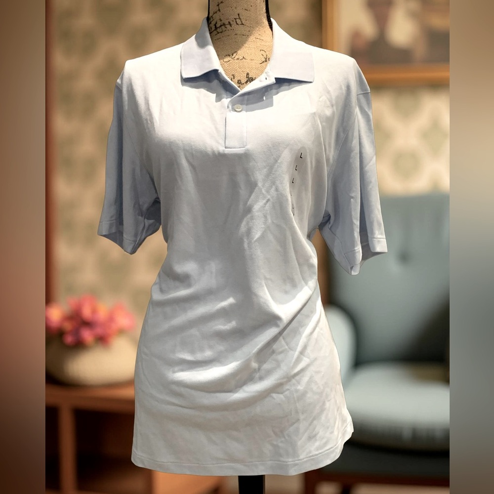 Uniqlo Light Blue Polo Shirt